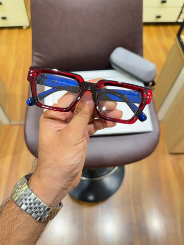 Louis Vuitton 35104 Dark Red & Blue Plano