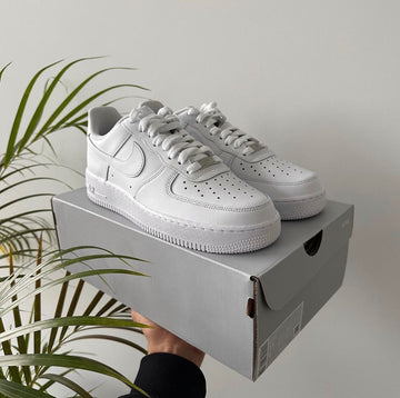 Nik_e AirForce 1 White "Pure Leather"